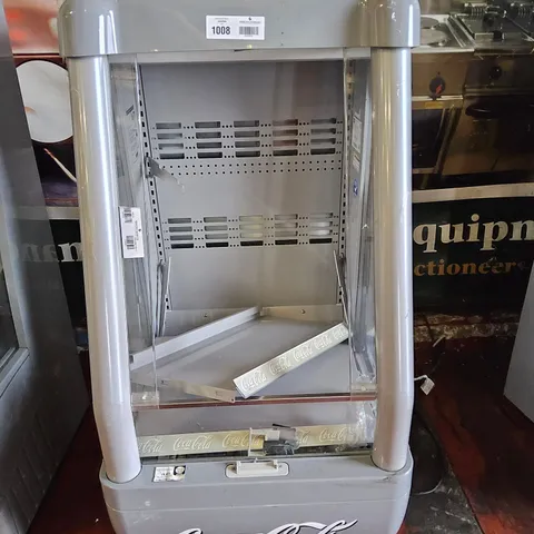 COCA-COLA BRANDED FRIGOGLASS EASIREACH EXPRESS R290 FRIDGE DISPLAY CABINET