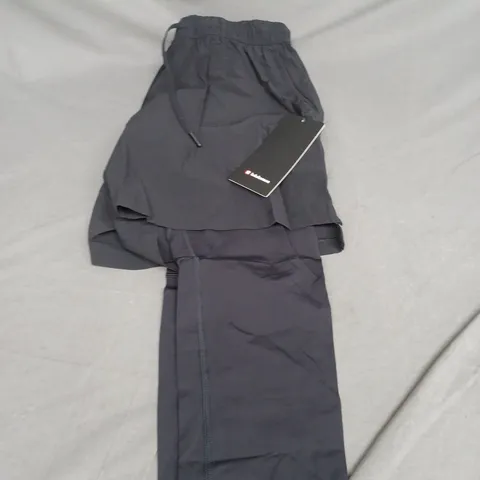 LULULEMON LICENSE TO TRAIN 2-IN-1 TIGHTS AND SHORTS SIZE XL