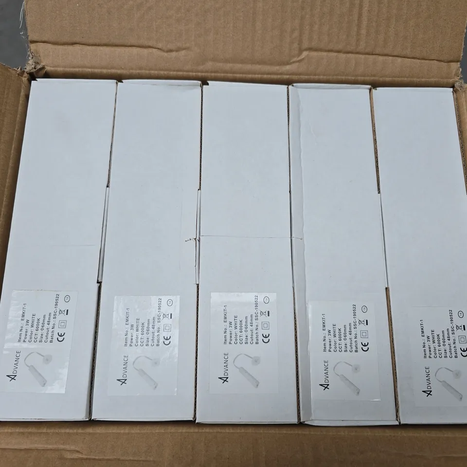 BOX OF APROX 25 X ADVANCE DOWNLIGHTS 