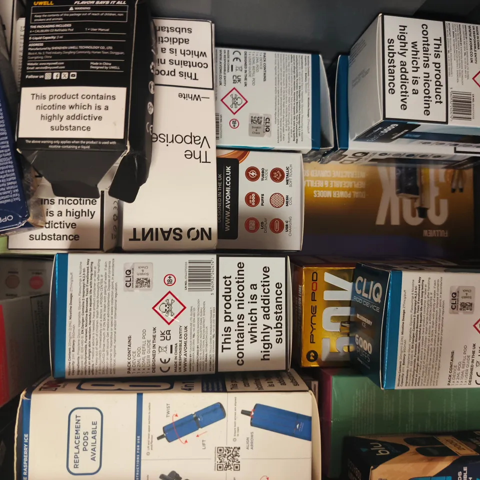 APPROXIAMTELY 20 ASSORTED VAPING PRODUCTS - COLLECTION ONLY