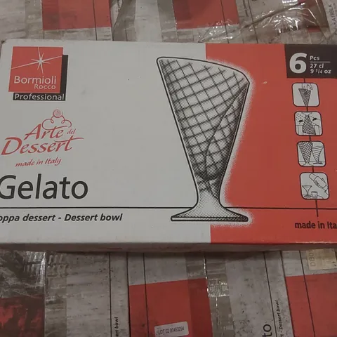 BRAND NEW BOXED 6PCS BORMIOLI ROCCO PROFESSIONAL DESSERT BOWLS