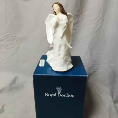 ROYAL DOULTON PORCELAIN ANGEL FIGURINE 