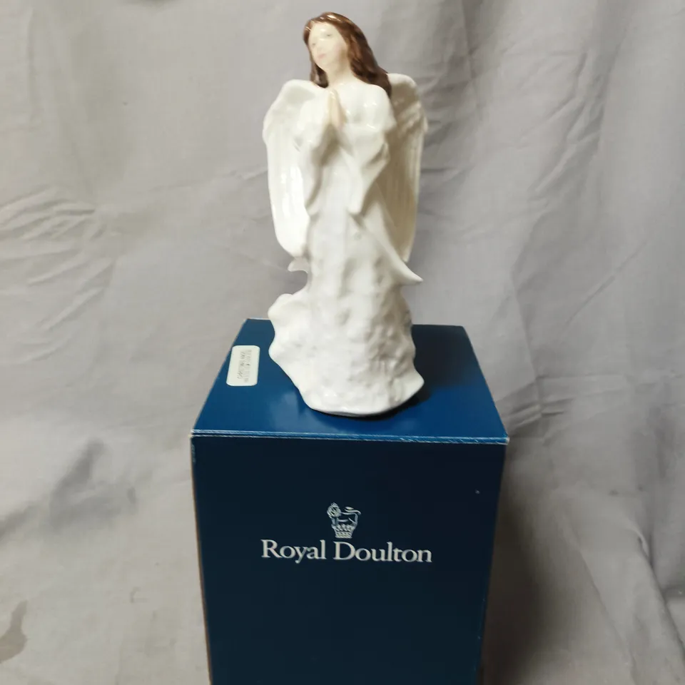ROYAL DOULTON PORCELAIN ANGEL FIGURINE 