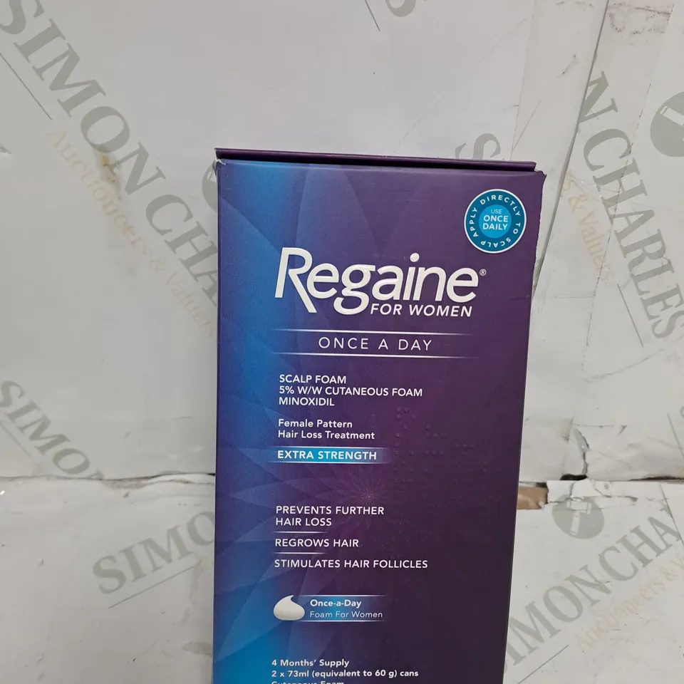 REGAINE HAIR REGROWTH FOAM FOR WOMEN - 73ML (2 PACK)