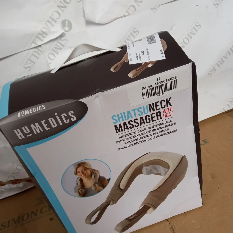 HOMEDICS SHIATSU NECK MASSAGER WITH HEAT