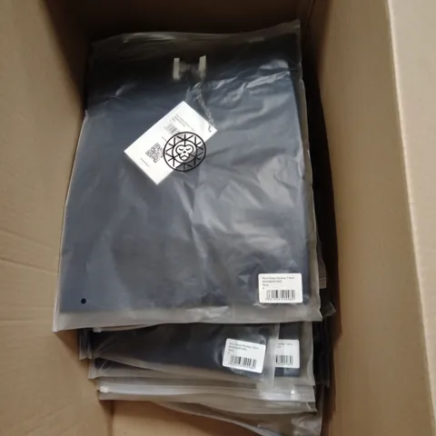 BOX OF APPROXIMATELY 22 X BRAND NEW BRASS MONKEY MEN'S T-SHIRT -NAVY // SIZE: S