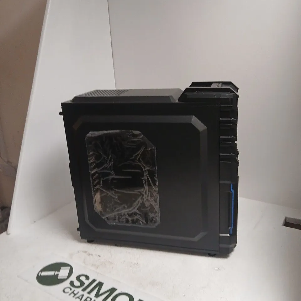 XIDMAX GAMING PC CASE TOWER – BLACK, FULL-TOWER WITH SIDE WINDOW