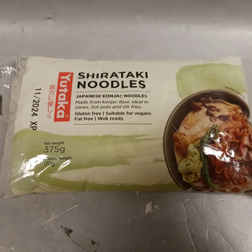 12 X SEALED YUTAKA SHIRATAKI NOODLES - 12 X 375G 