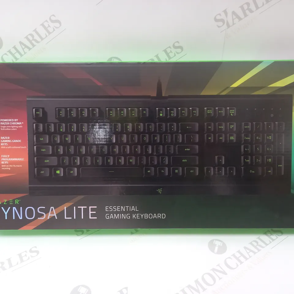 BRAND NEW BOXED RAZER CYNOSA LITE ESSENTIAL GAMING KEYBOARD
