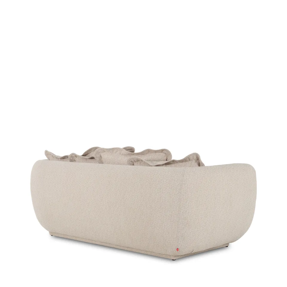 BRAND NEW BOXED BAIE OREO 4 SEATER FORZA FABRIC SOFA - NATURAL (1 BOX)