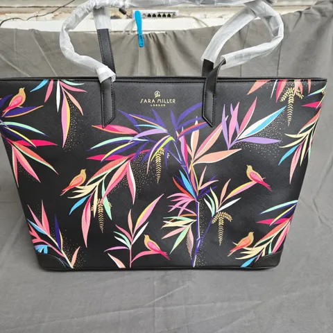 SARA MILLER LONDON LARGE BAMBOO PRINT TOTE BAG