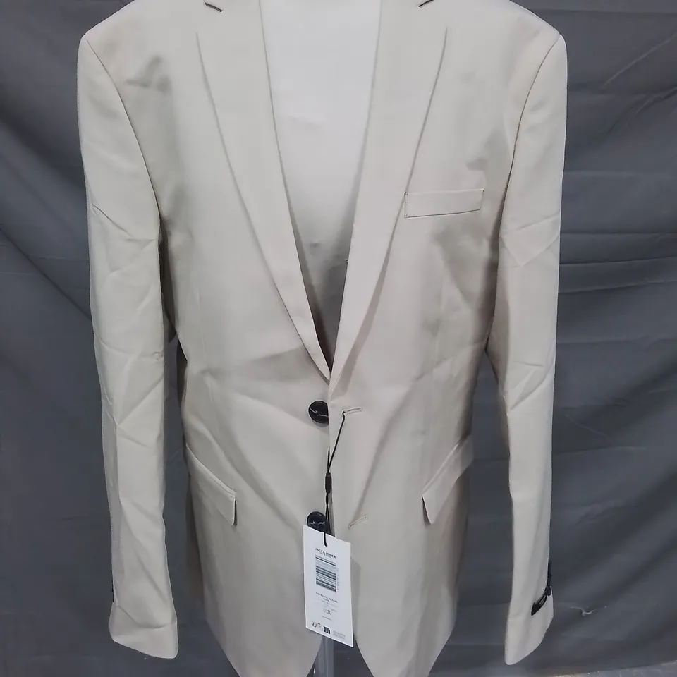 JACK & JONES SUIT SLIM JACKET AND TROUSERS - JACKET 42R TROUSERS 32 R