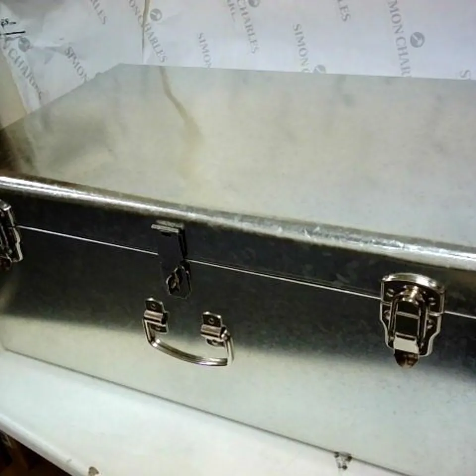 BUNDLEBERRY BY AMANDA HOLDEN SET OF GALVANISED OUTDOOR TRUNKS