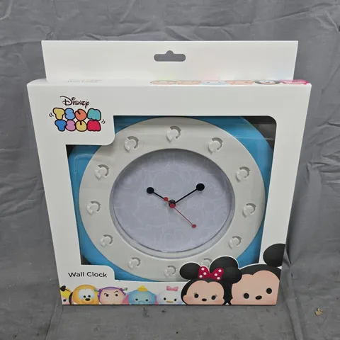BOXED DISNEY TSUM TSUM WALL CLOCK IN BLUE