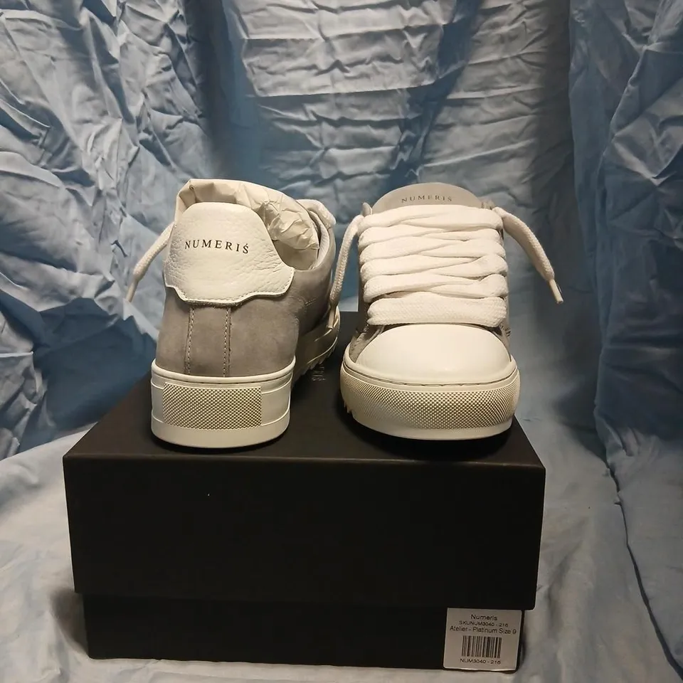 NUMERIS ATELIER - PLATINUM SNEAKERS, UK 9