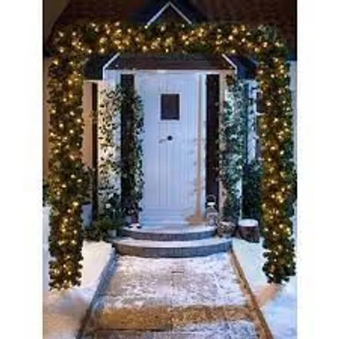 BOXED 240CM PRE-LIT ARCHWAY COLLECTION ONLY