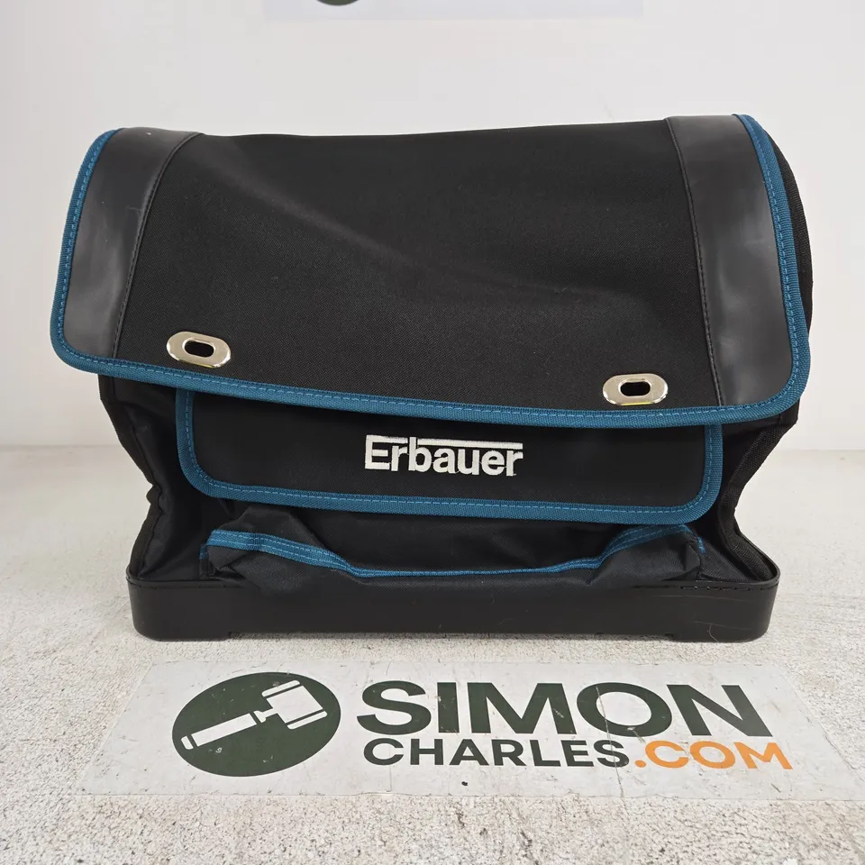ERBAUER TOOL BAG – BLACK WITH BLUE TRIM