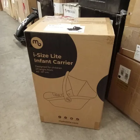 BOXED MYBABIIE I-SIZE INFANT CARRIER - BLACK