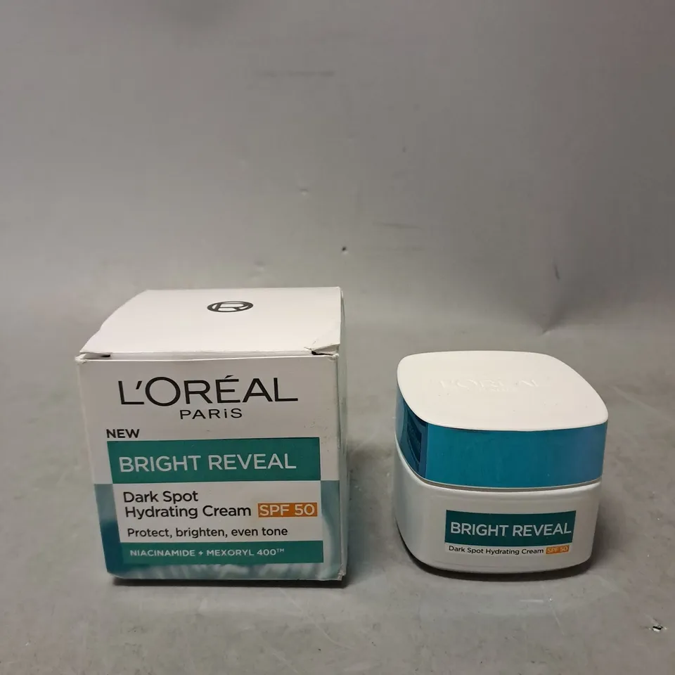 L'OREAL BRIGHT REVEAL DARK SPOT HYDRATING CREAM 50ML