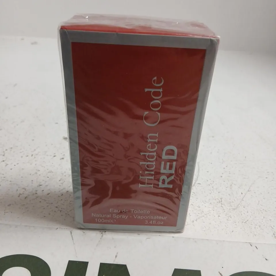 BOXED AND SEALED HIDDEN CODE RED EAU DE TOILETTE 100ML