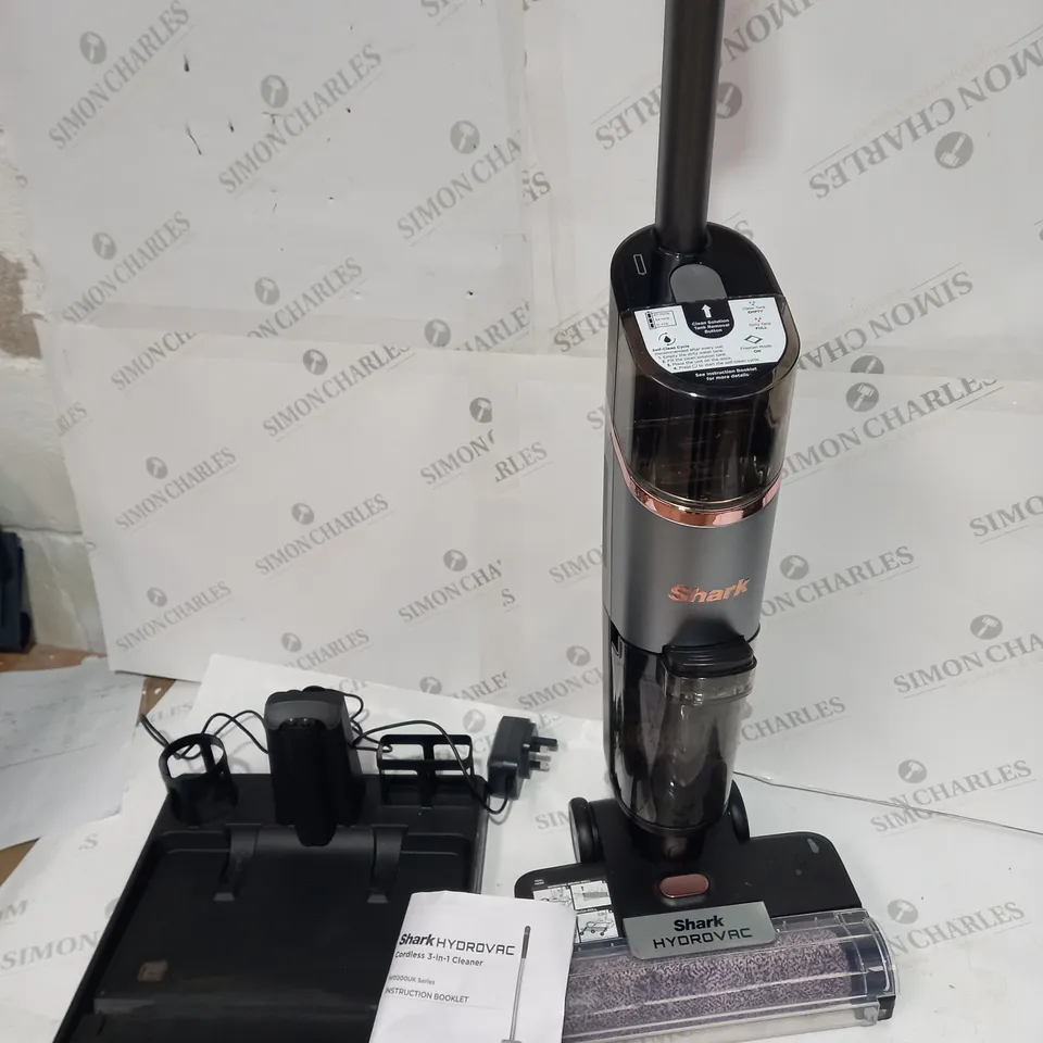 BOXED SHARK HYDROVAC CORDLESS 3-IN-1 CLEANER