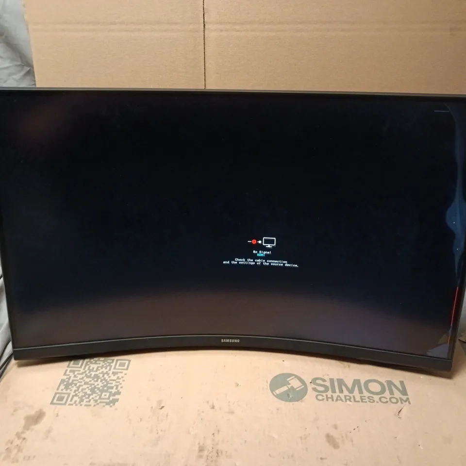 SAMSUNG 27" ODYSSEY CURVED MONITOR – BLACK 