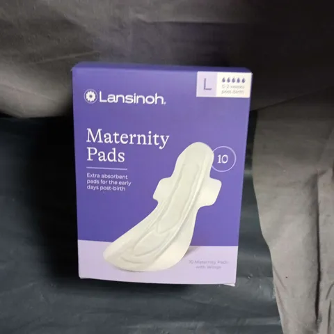 2 X LANSINOH MATERNITY PADS WITH WINGS – 10 PACK