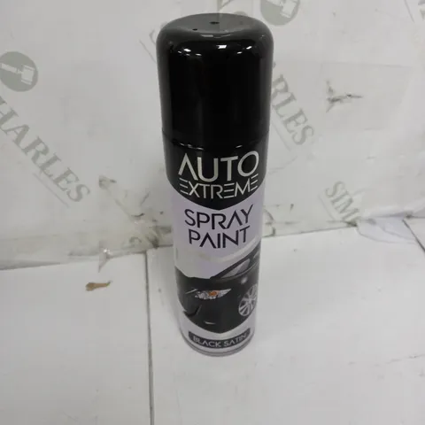 BOXED 250ML SPRAY PAINT BLACK SATIN X24