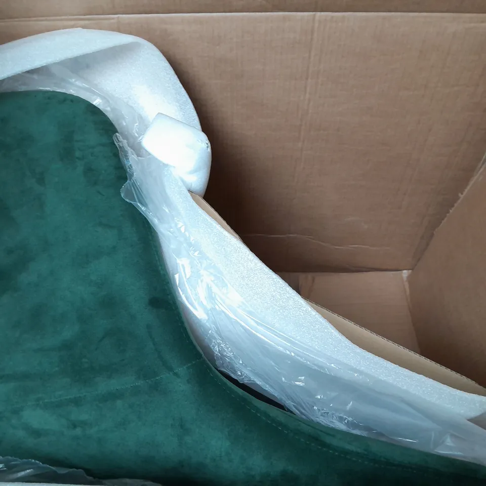 MOLBY FABRIC OFFICE CHAIR - GREEN/BLACK - COLLECTION ONLY  RRP £149