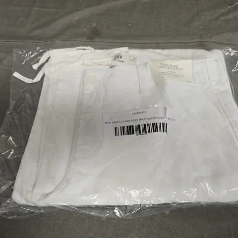 HOLISTER SUPER BAGGY LINEN BLEND PANT SIZE S