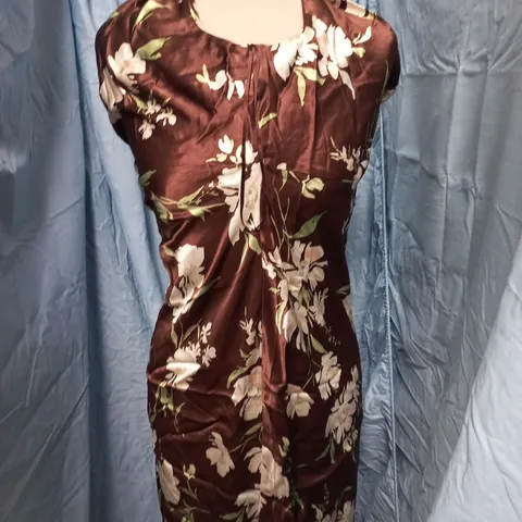 NOBODYS CHILD LEONIE FLORAL BRIDESMAIDS SLOANE MIDAXI DRESS – UK 10