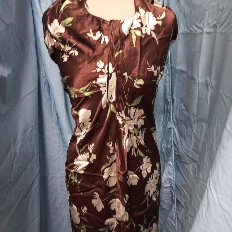 NOBODYS CHILD LEONIE FLORAL BRIDESMAIDS SLOANE MIDAXI DRESS – UK 10
