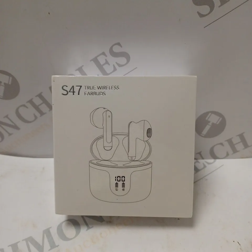 SEALED S47 TRUE WIRELESS BLUETOOTH EAR BUDS