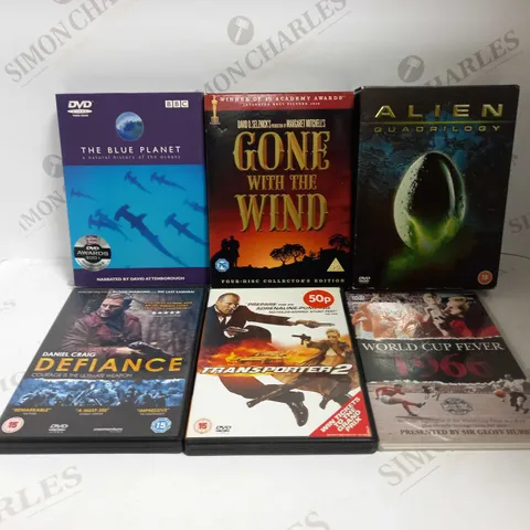 LOT OF APPROXIMATELY 50 ASSORTED DVDS
