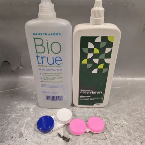 APPROXIMATELY 30 ASSORTED CONTACT LENS SOLUTION PRODUCTS - COLLECTION ONLY