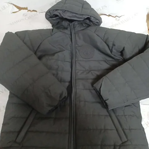 MANCHESTER CITY PADDED JACKET IN BLACK - 13-14 YEARS