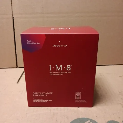 IM-8 DAILY ULTIMATE ESSENTIALS – HEALTH SUPPLEMENT (AÇAÍ + MIXED BERRIES) 
