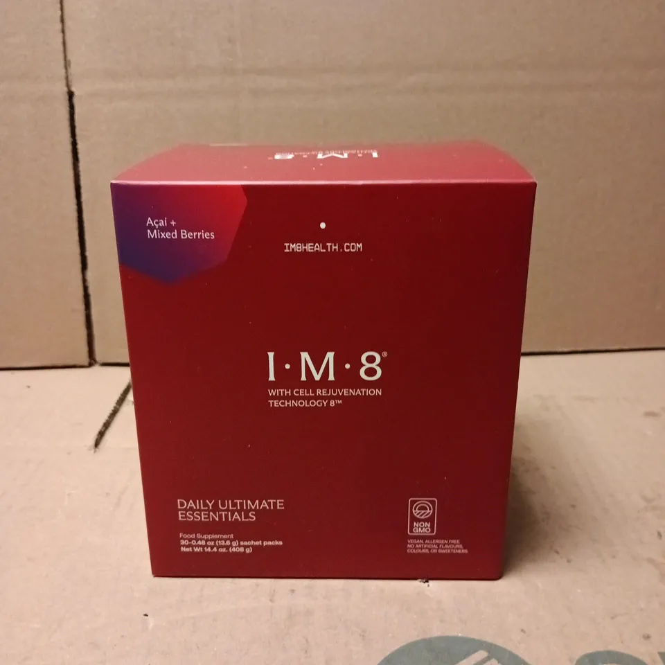 IM-8 DAILY ULTIMATE ESSENTIALS – HEALTH SUPPLEMENT (AÇAÍ + MIXED BERRIES) 