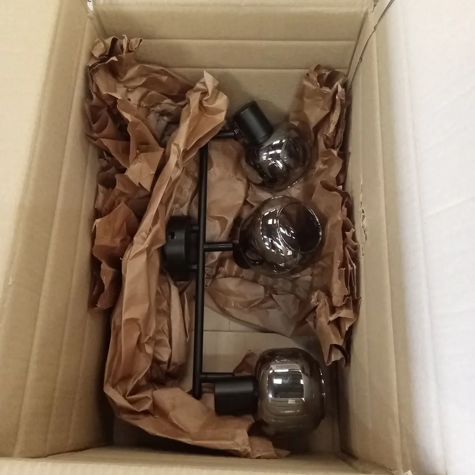 BOXED 3-LIGHT CEILING PENDANT