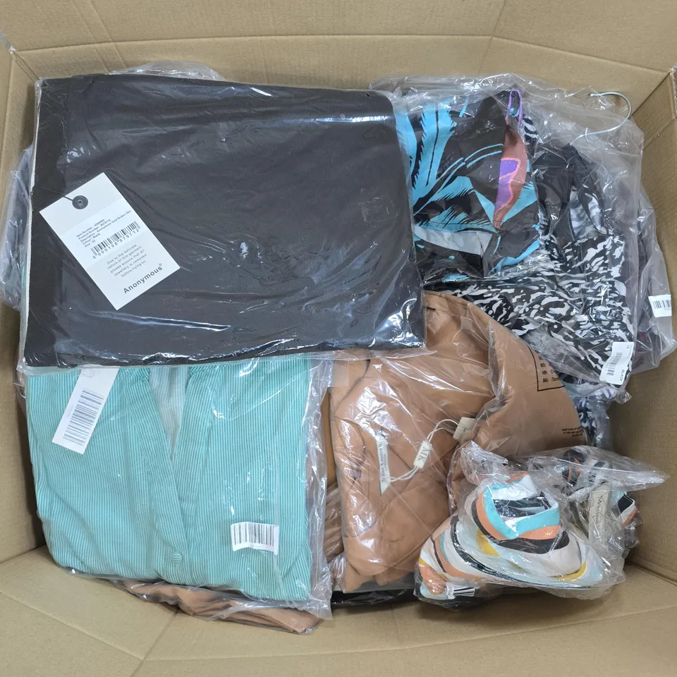 APPROXIMATELY 30 ASSORTED CLOTHING ITEMS IN VARIOUS SIZES, STYLES & COLOURS TO INCLUDE BRANDS SUCH AS UNDER CONTROL, ANAMOR, MARINA KANEVA, ETC - COLLECTION ONLY