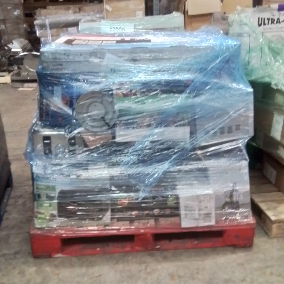 PALLET CONTAINING A LARGE QUANTITY OF ELECTRICAL PRODUCTS TO INCLUDE;BLENDER,AIR FRYER,TOASTER,TV,MICROWAVE 