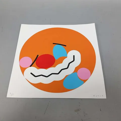 JAMES JOYCE 'IT ISNβT WHAT IT ISNβT', 2023 SIGNED PRINT NUMBERED #5/25