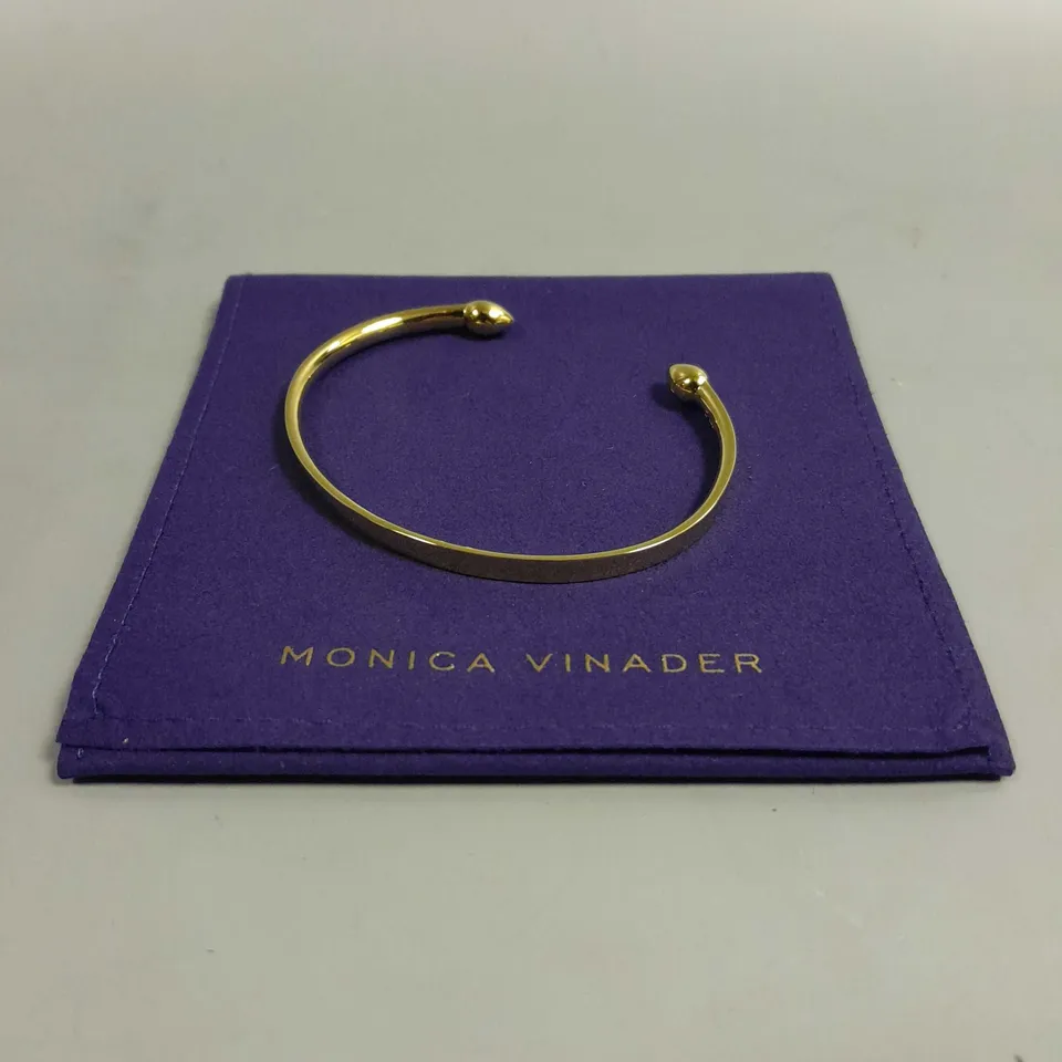 MONICA VINADER GOLD FIJI BUD CUFF