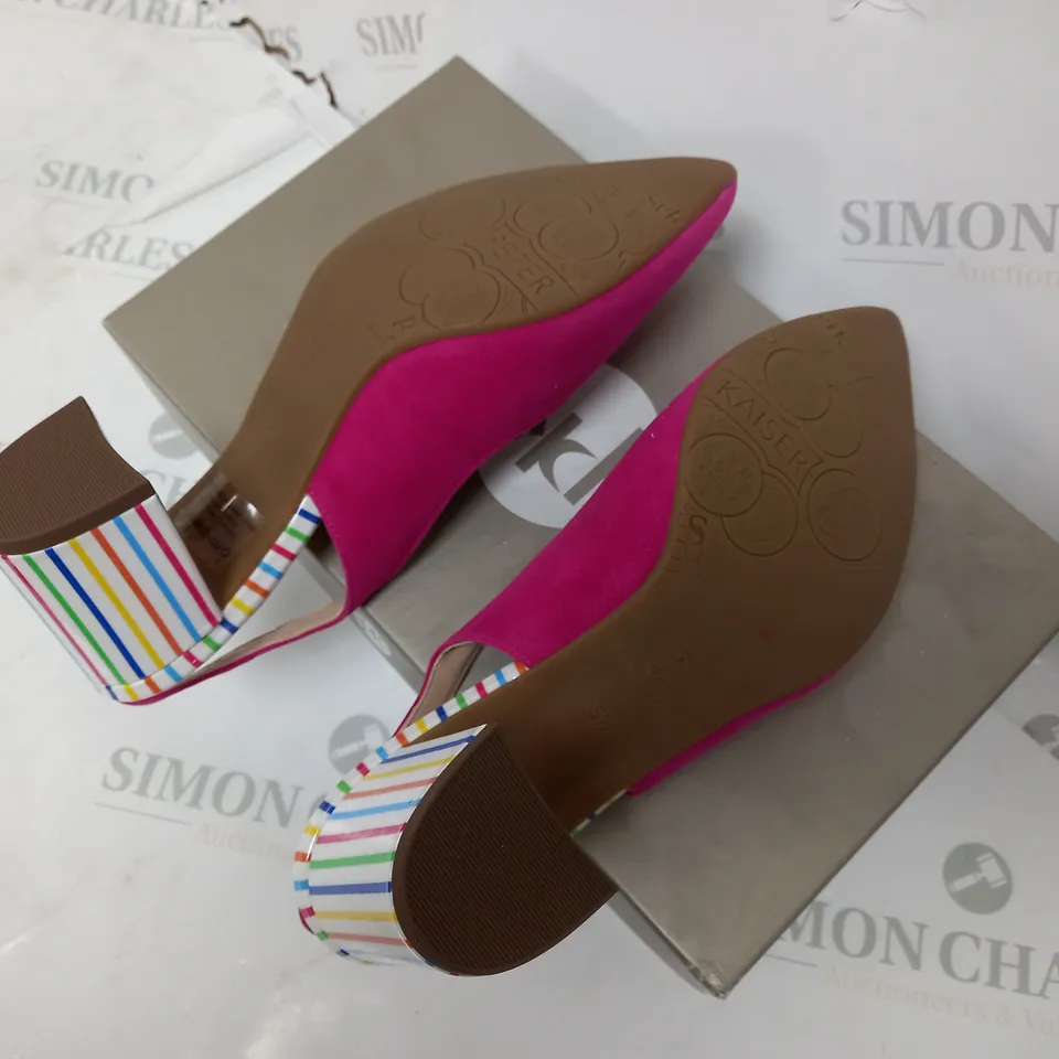 PETER KAISER HEELED SHOES IN PINK - 5.5