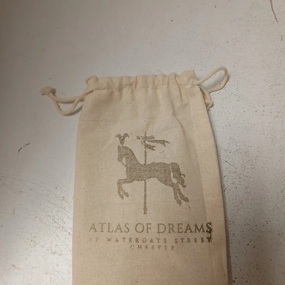 ATLAS OF DREAMS GOLD-TONE HOOP DROP EARRINGS