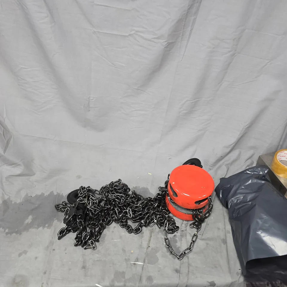 OYPLA 2 TON CHAIN LIFTING BLOCK & TACKLE HOIST HEAVY DUTY LOAD