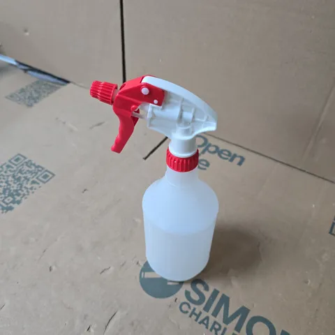 BOX OF APPROXIMATELY 20 ASSORTED HOUSEHOLD ITEMS INCLUDING SPRAY BOTTLE , STAINLESS STEEL POT AND FLOW THROUGH VALVE