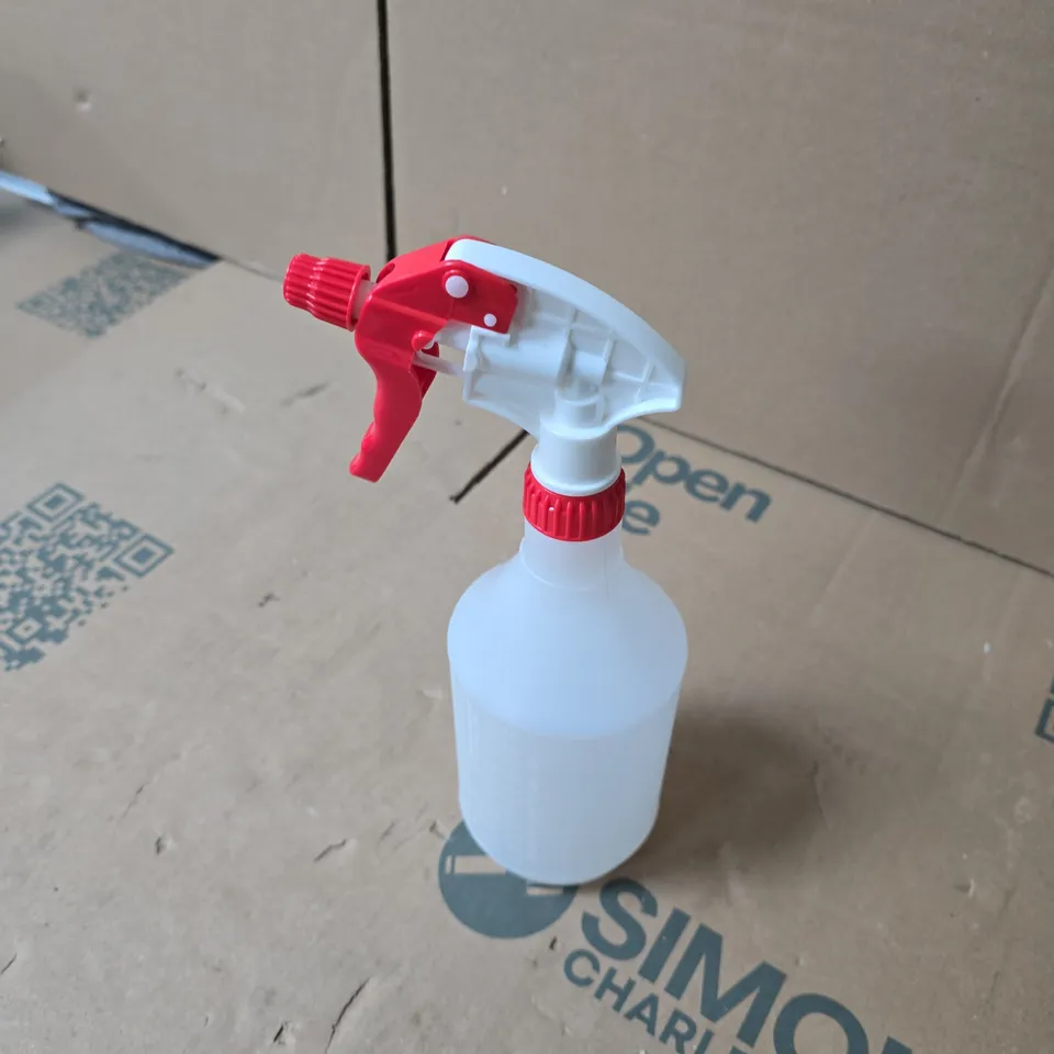 BOX OF APPROXIMATELY 20 ASSORTED HOUSEHOLD ITEMS INCLUDING SPRAY BOTTLE , STAINLESS STEEL POT AND FLOW THROUGH VALVE