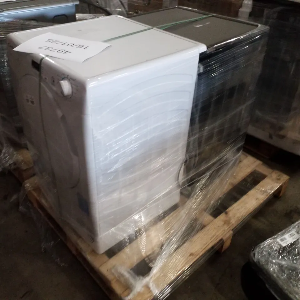 PALLET OF APPROXIMATELY 2 UNPROCESSED RAW RETURN WHITE GOODS TO INCLUDE