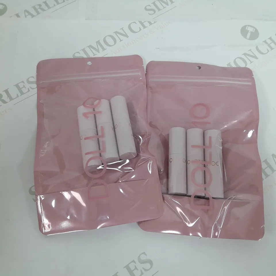 DOLL 10 SUPERELY BOLD CLEAN LIP COLOUR 10 ITEMS 